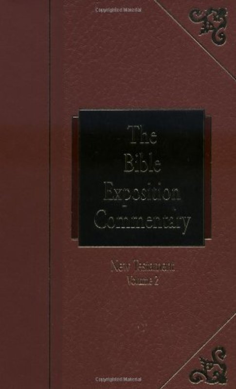 Book cover for "The Bible Exposition Commentary, Ephesians to Revelation" by Warren W Wiersbe