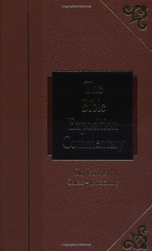 Book cover for "The Bible Exposition Commentary, Old Testament Genesis-Deuteronomy" by Warren W Wiersbe