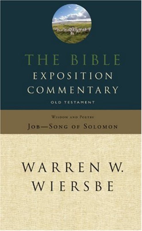 Book cover for "The Bible Exposition Commentary, Old Testament Wisdom and Poetry" by Warren W Wiersbe