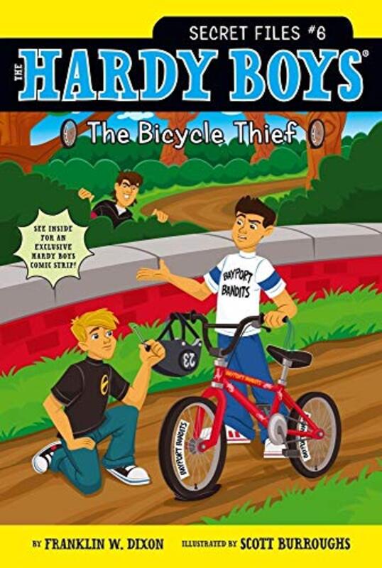 Book cover for "The Bicycle Thief" by Franklin W Dixon