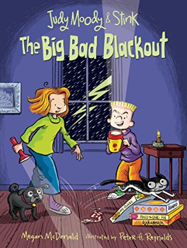 Book cover for "The Big Bad Blackout" by Megan McDonald