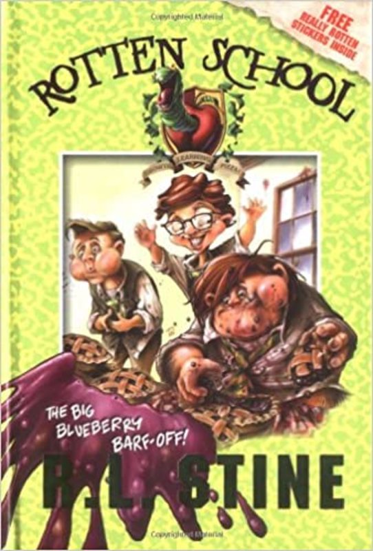 Book cover for "The Big Blueberry Barf-Off!" by RL Stine