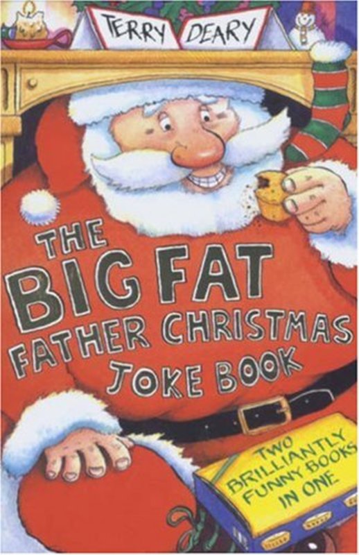 Book cover for "The Big Fat Father Christmas Joke Book" by Terry Deary