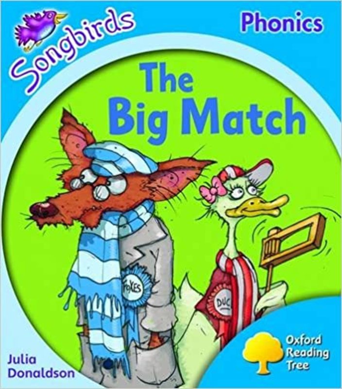 Book cover for "The Big Match" by Julia Donaldson