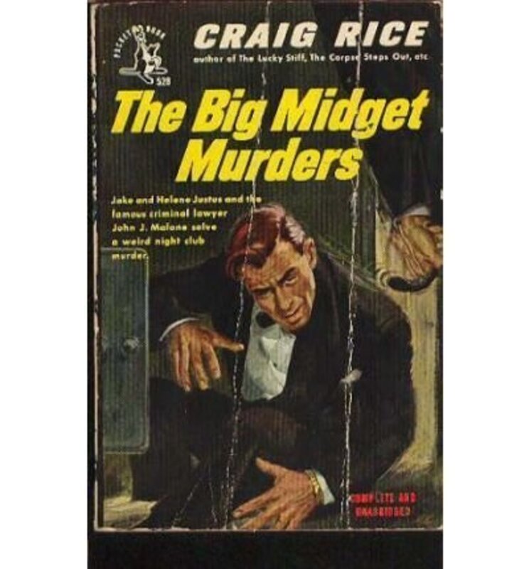 Book cover for "The Big Midget Murders" by Craig Rice