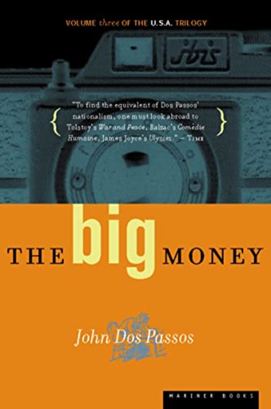 Book cover for "The Big Money" by John Dos Passos