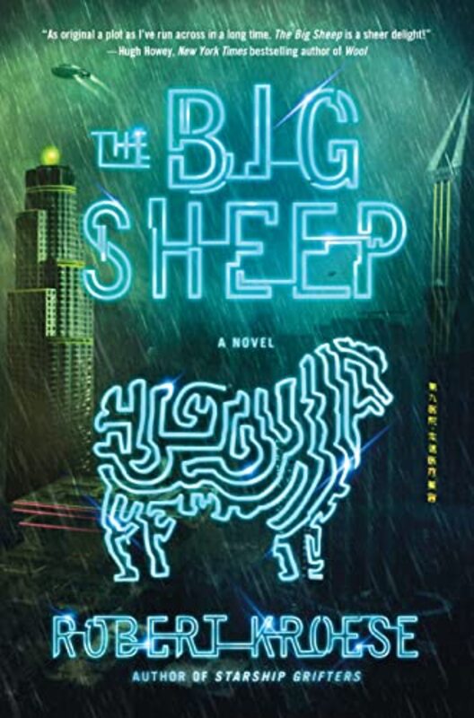 Book cover for "The Big Sheep" by Robert Kroese