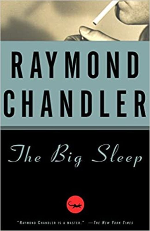 Book cover for "The Big Sleep" by Raymond Chandler