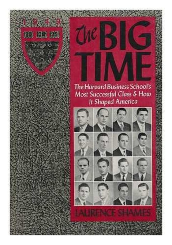 Book cover for "The Big Time" by Laurence Shames