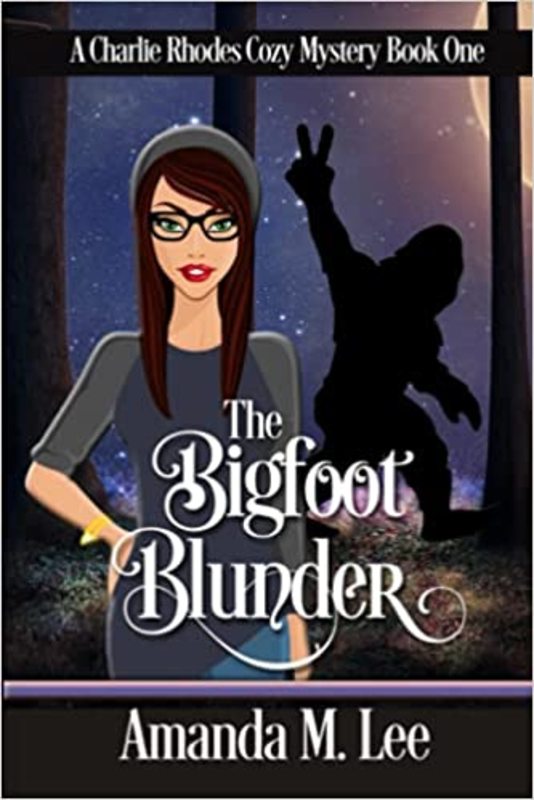 Book cover for "The Bigfoot Blunder" by Amanda M Lee