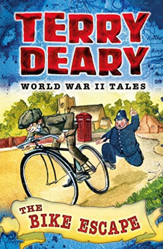 Book cover for "The Bike Escape" by Terry Deary