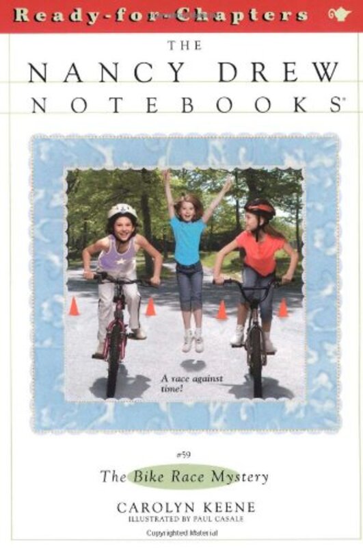Book cover for "The Bike Race Mystery" by Mildred A Wirt