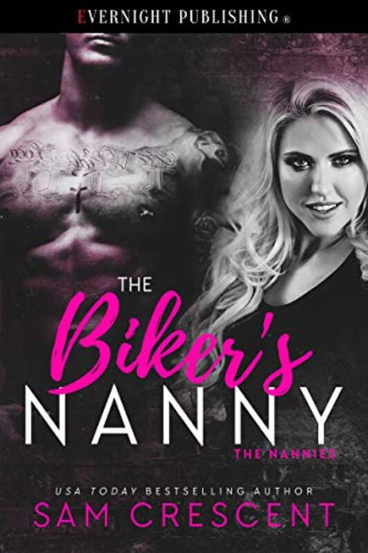 Book cover for "The Biker's Nanny" by Sam Crescent