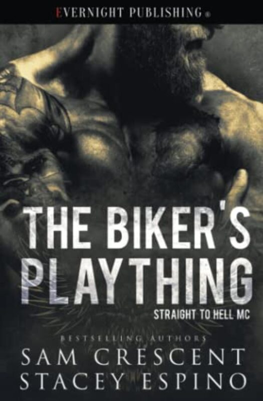 Book cover for "The Biker's Plaything" by Sam Crescent