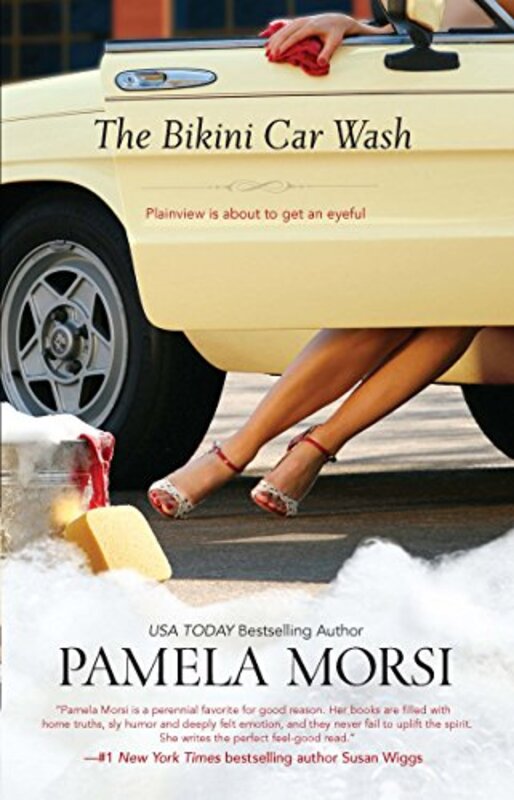 Book cover for "The Bikini Car Wash" by Pamela Morsi