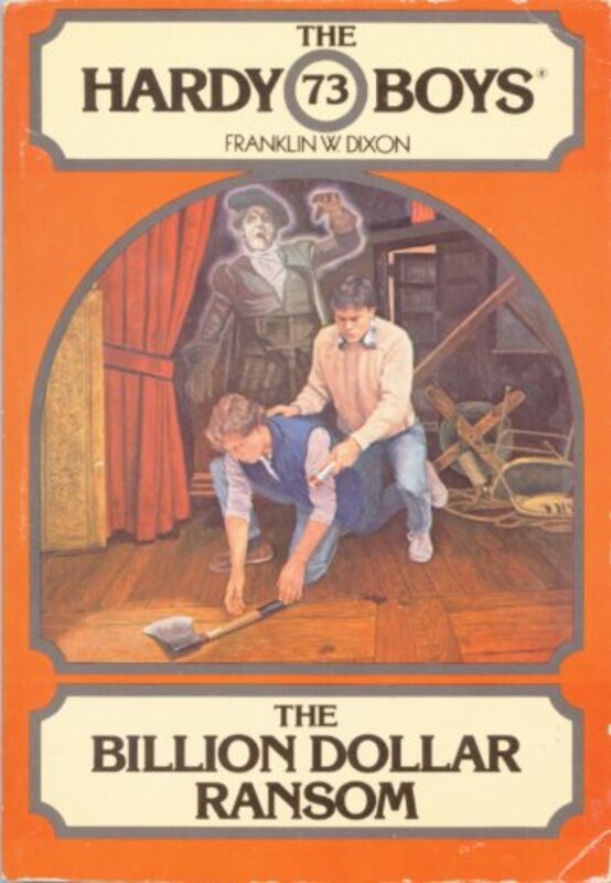 Book cover for "The Billion Dollar Ransom" by Franklin W Dixon
