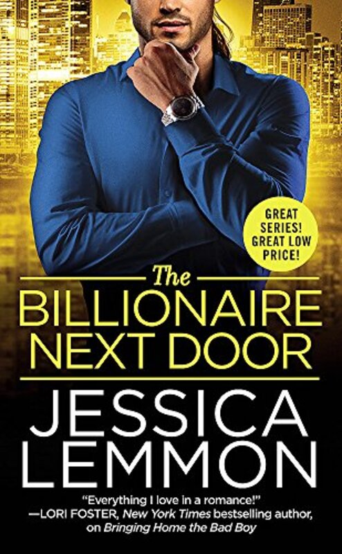 Book cover for "The Billionaire Next Door" by Jessica Lemmon