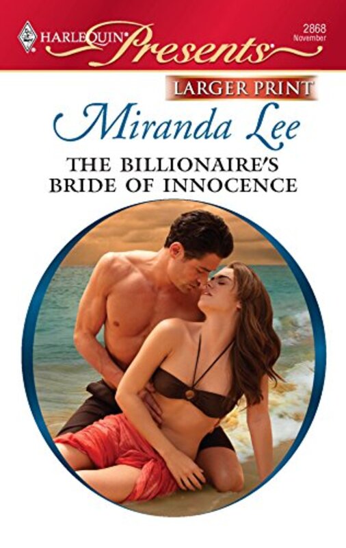 Book cover for "The Billionaire's Bride of Innocence" by Miranda Lee