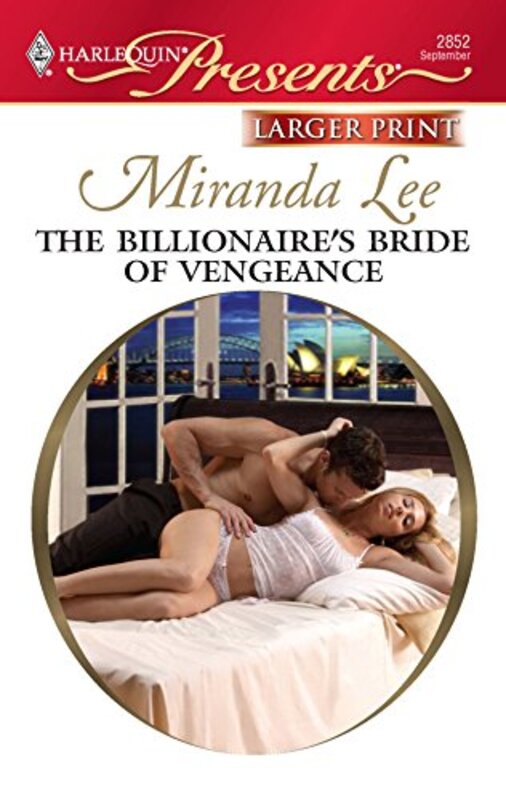 Book cover for "The Billionaire's Bride of Vengeance" by Miranda Lee