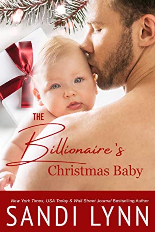 Book cover for "The Billionaire's Christmas Baby" by Sandi Lynn
