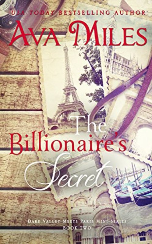 Book cover for "The Billionaire's Secret" by Ava Miles