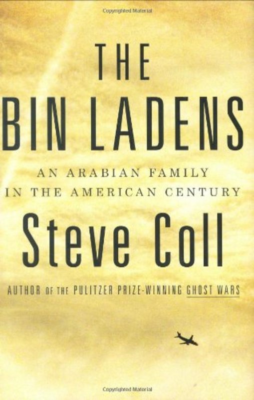 Book cover for "The Bin Ladens" by Steve Coll