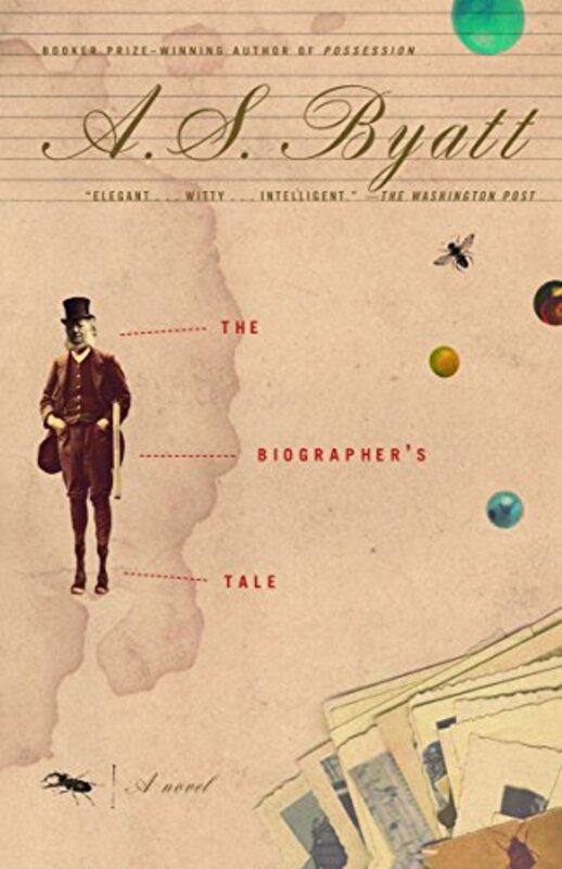 Book cover for "The Biographer's Tale" by AS Byatt