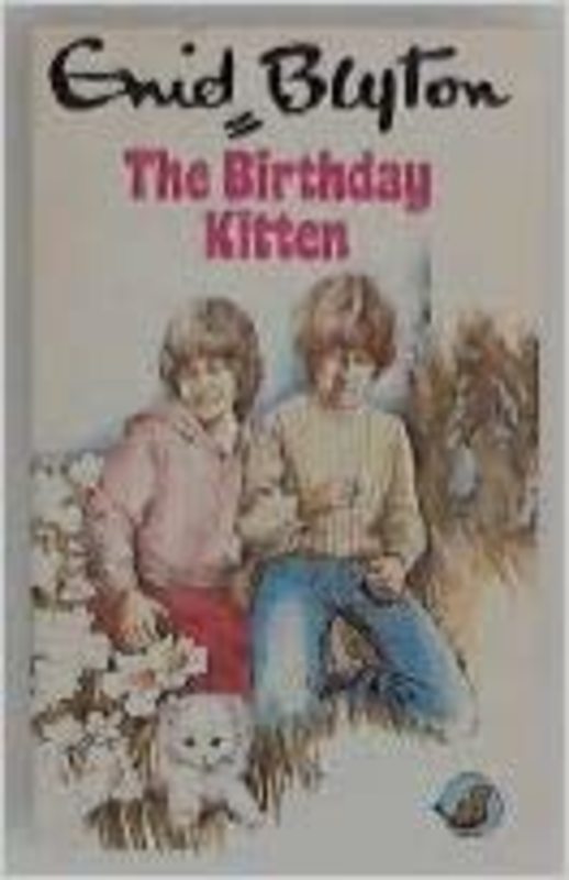 Book cover for "The Birthday Kitten" by Enid Blyton
