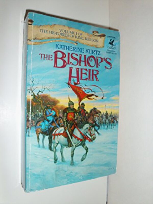 Book cover for "The Bishop's Heir" by Katherine Kurtz