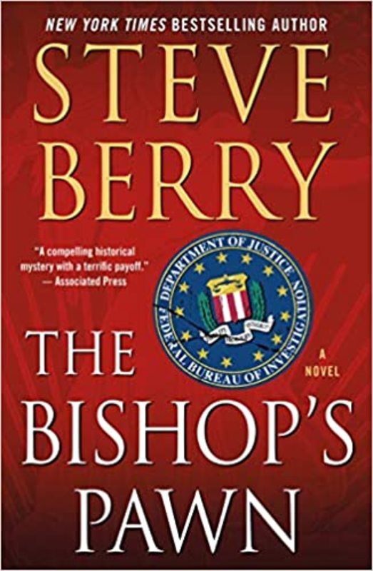 Book cover for "The Bishop's Pawn" by Steve Berry
