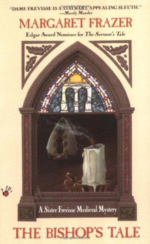 Book cover for "The Bishop's Tale" by Margaret Frazer