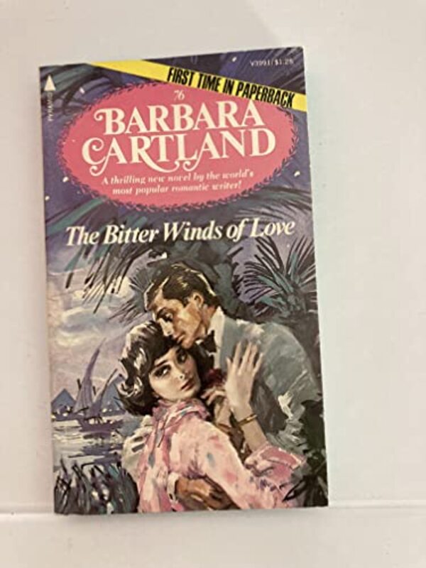 Book cover for "The Bitter Winds of Love" by Barbara Cartland