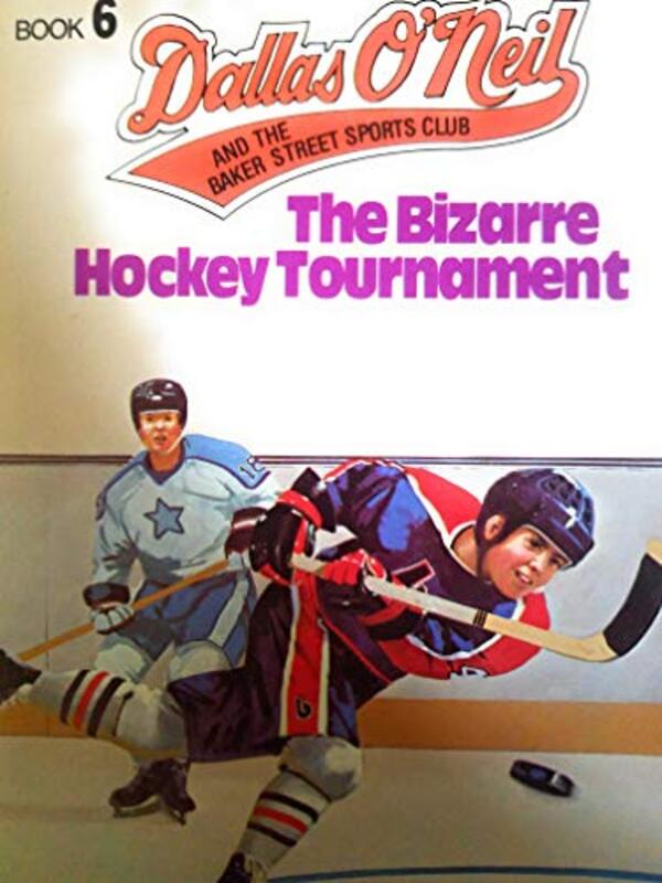Book cover for "The Bizarre Hockey Tournament" by Jerry B Jenkins