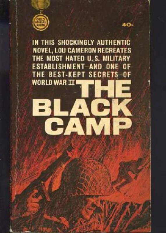 Book cover for "The Black Camp" by Lou Cameron