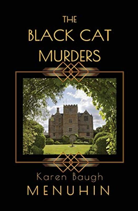 Book cover for "The Black Cat Murders" by Karen Baugh Menuhin