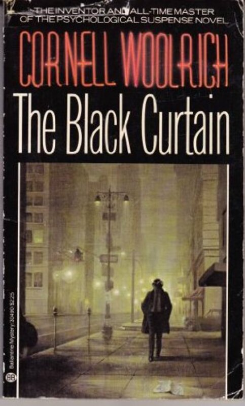 Book cover for "The Black Curtain" by Cornell Woolrich