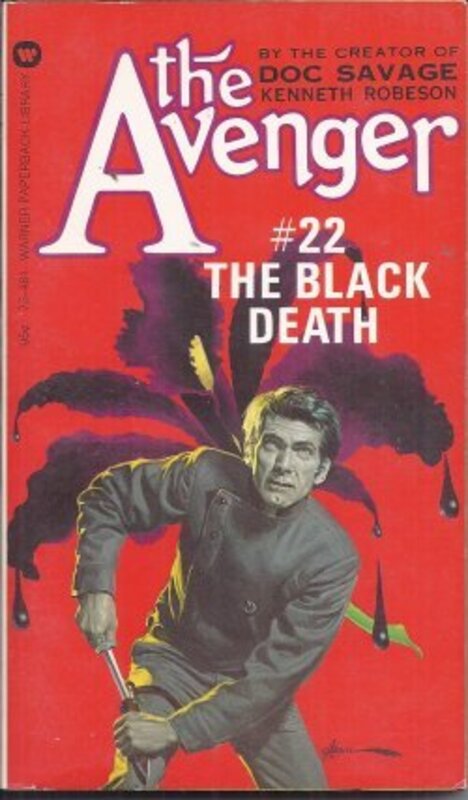 Book cover for "The Black Death" by Kenneth Robeson