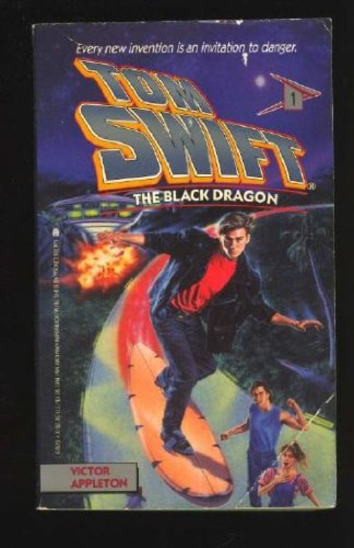 Book cover for "The Black Dragon" by Victor Appleton