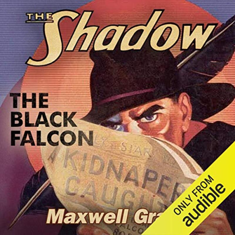Book cover for "The Black Falcon" by Maxwell Grant