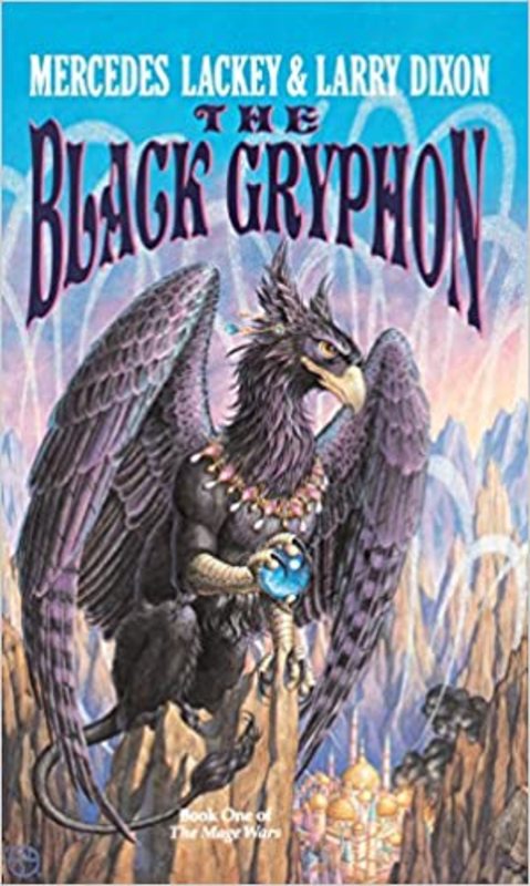 Book cover for "The Black Gryphon" by Mercedes Lackey