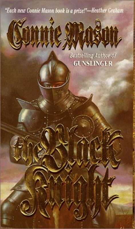 Book cover for "The Black Knight" by Connie Mason