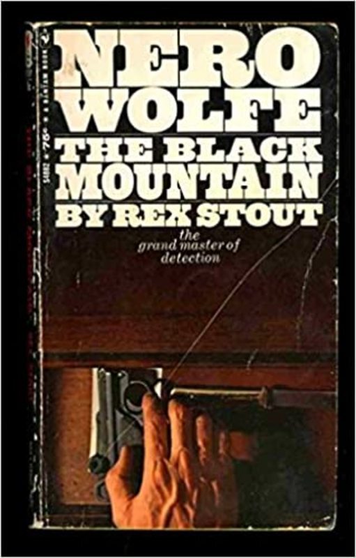 Book cover for "The Black Mountain" by Rex Stout