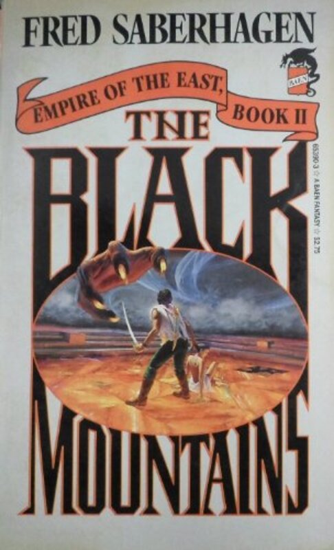 Book cover for "The Black Mountains" by Fred Saberhagen