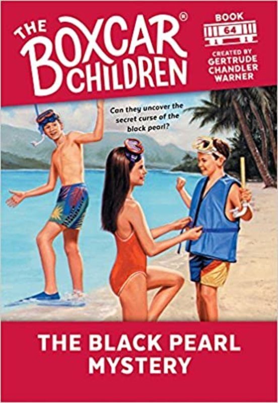 Book cover for "The Black Pearl Mystery" by Gertrude Chandler Warner