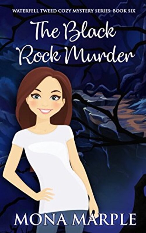 Book cover for "The Black Rock Murder" by Mona Marple
