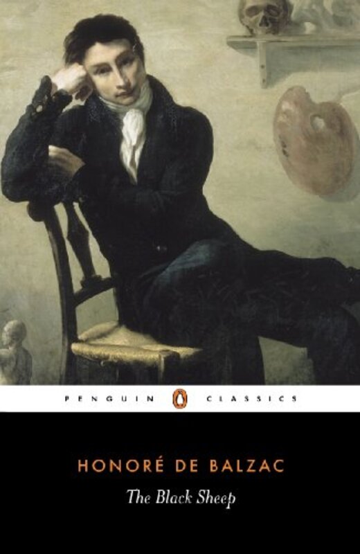 Book cover for "The Black Sheep" by Honore de Balzac