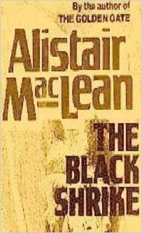 Book cover for "The Black Shrike" by Alistair MacLean