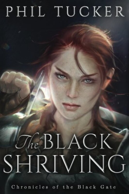 Book cover for "The Black Shriving" by Phil Tucker