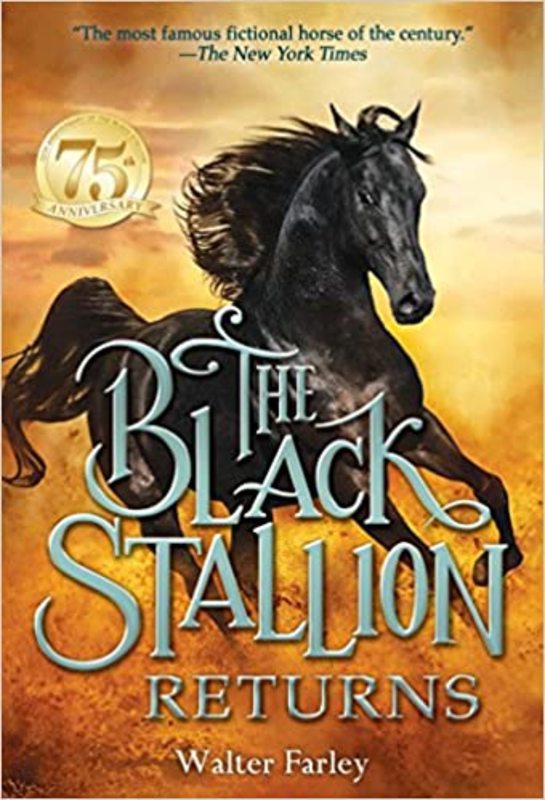 Book cover for "The Black Stallion Returns" by Walter Farley