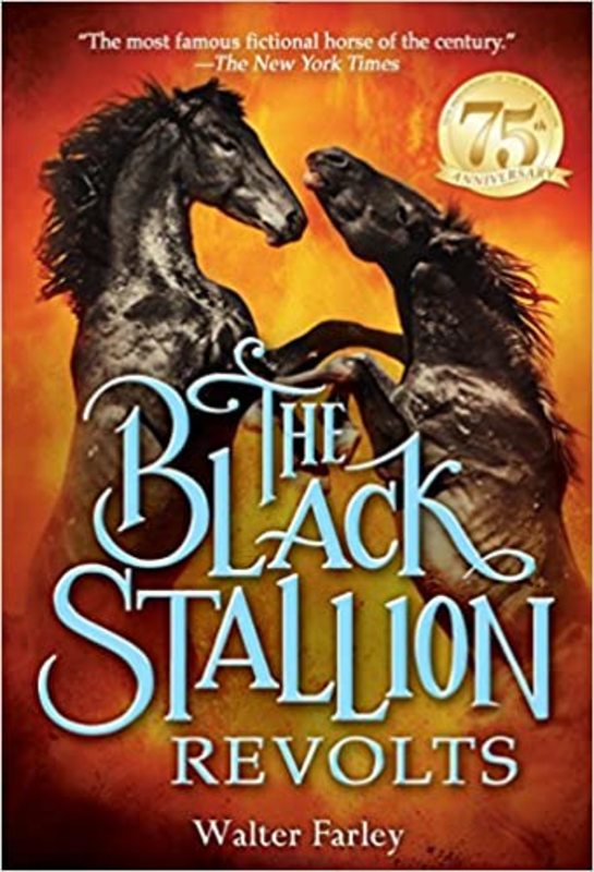 Book cover for "The Black Stallion Revolts" by Walter Farley